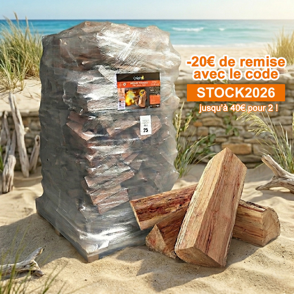 Remise 20 euros ballot de bois de chauffage
