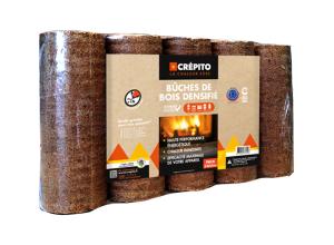 Pack bûches de bois densifié