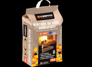 Sac bûche densifiée cuisson