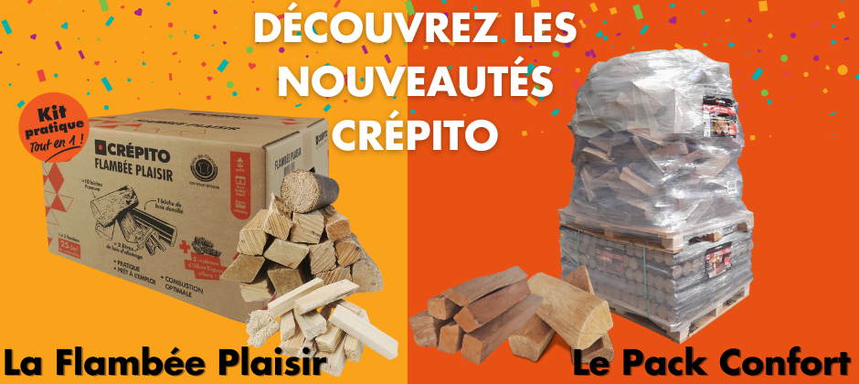 Découvrez les Nouveautés du Catalogue Crépito : La Flambée Plaisirs et le Pack Confort
